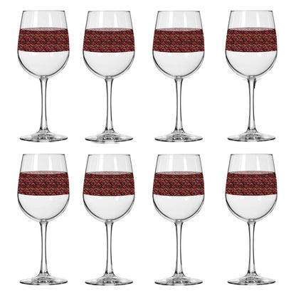 Crimson Jewels Tall Wine Glass | Signature Design