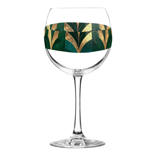 Patina Balloon Wine Glass | Emerald Royale Statement