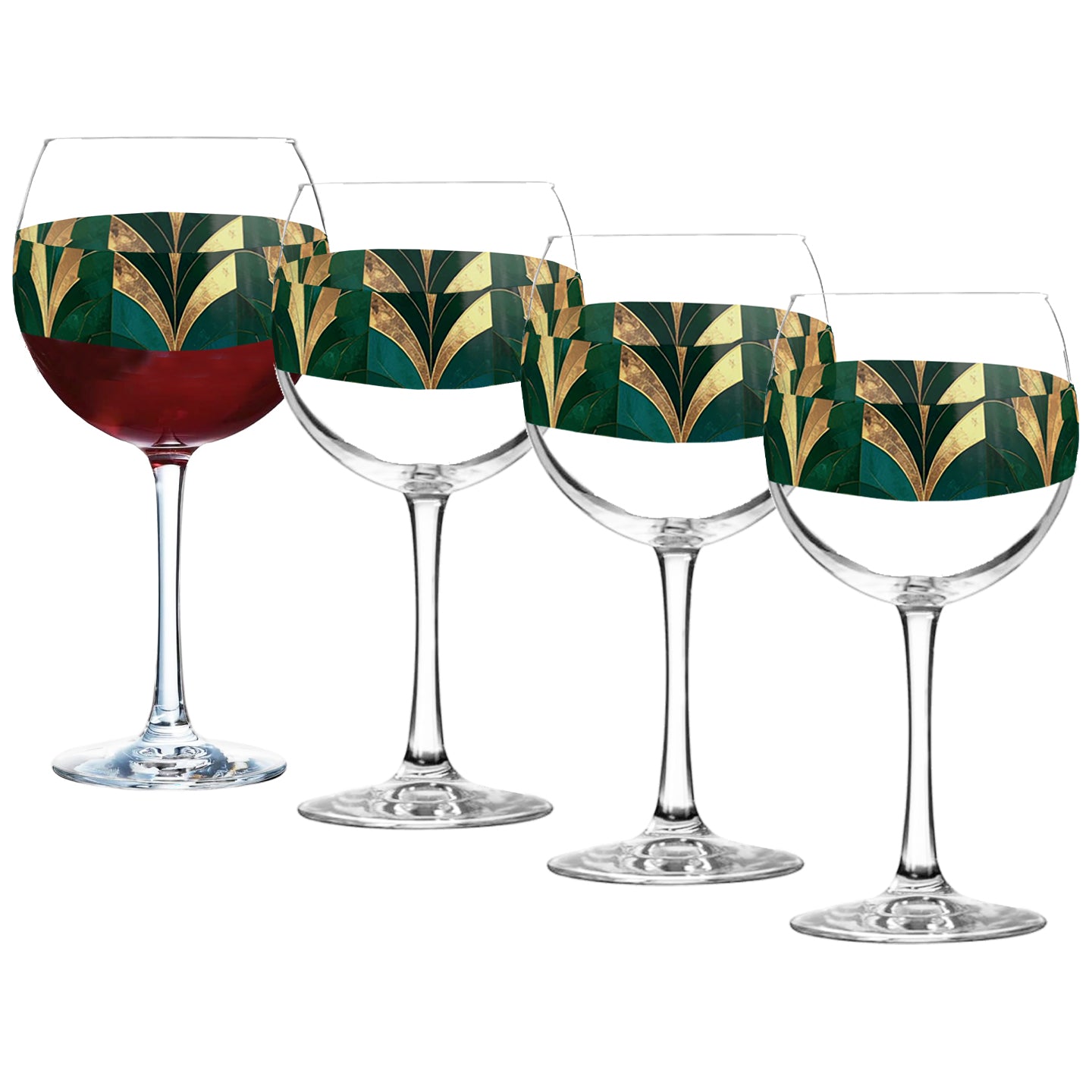 Patina Balloon Wine Glass | Emerald Royale Statement