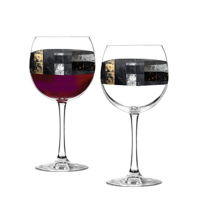 Fresco Fragments Balloon Wine Glass | Signature Design