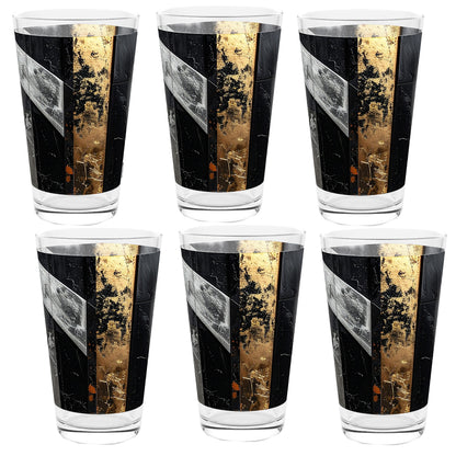 Fresco Fragments Pint Beer Glass | Signature Design