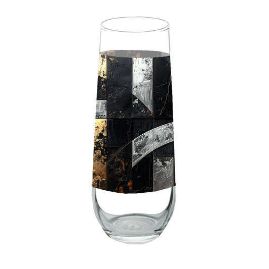 Fresco Fragments Stemless Wine Glass | Sophisticated Charm