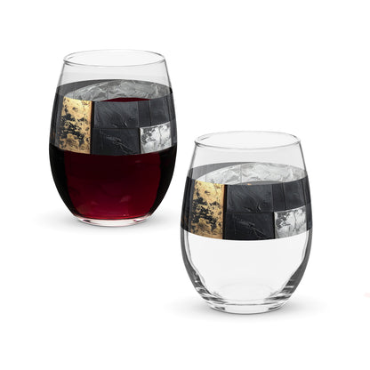 Fresco Fragments Stemless Wine Glass