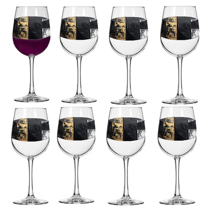 Fresco Fragments Tall Wine Glass | Signature Design