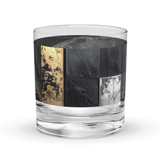 Exclusive Signature Design | Fresco Fragments Rocks Glass