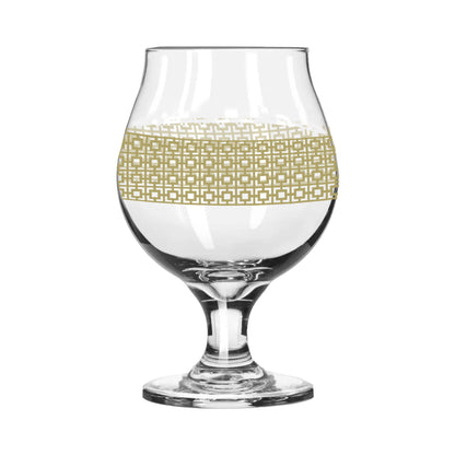 Luxe Gold Belgian Beer Glass | Signature Design