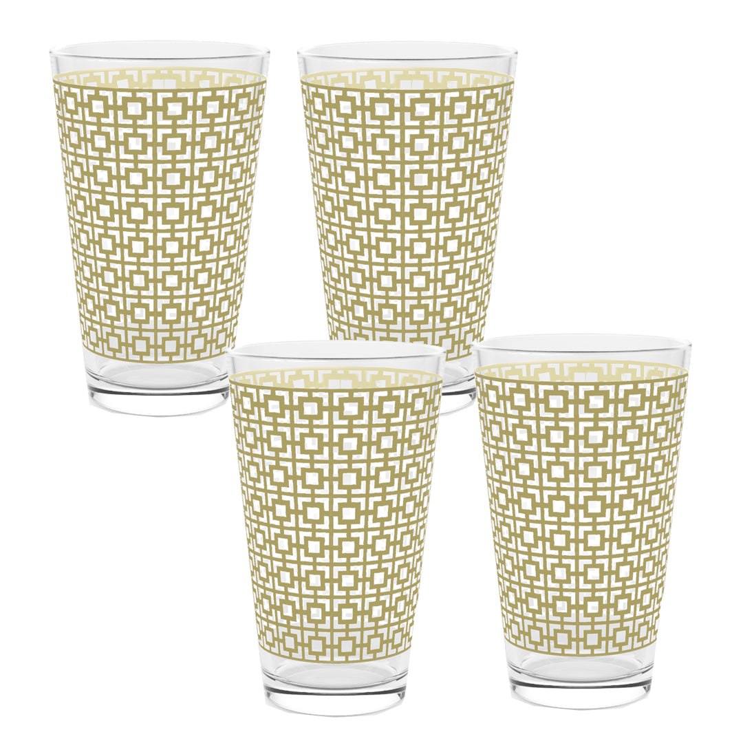 Luxe Gold Pint Beer Glass | Signature Design