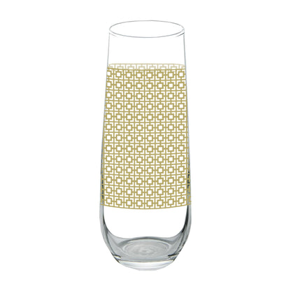 Luxe Gold Stemless Champagne Flute | Signature Design