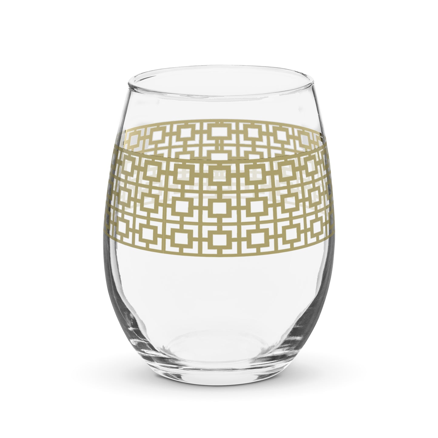 Luxe Gold Stemless Wine Glass | Signature Design