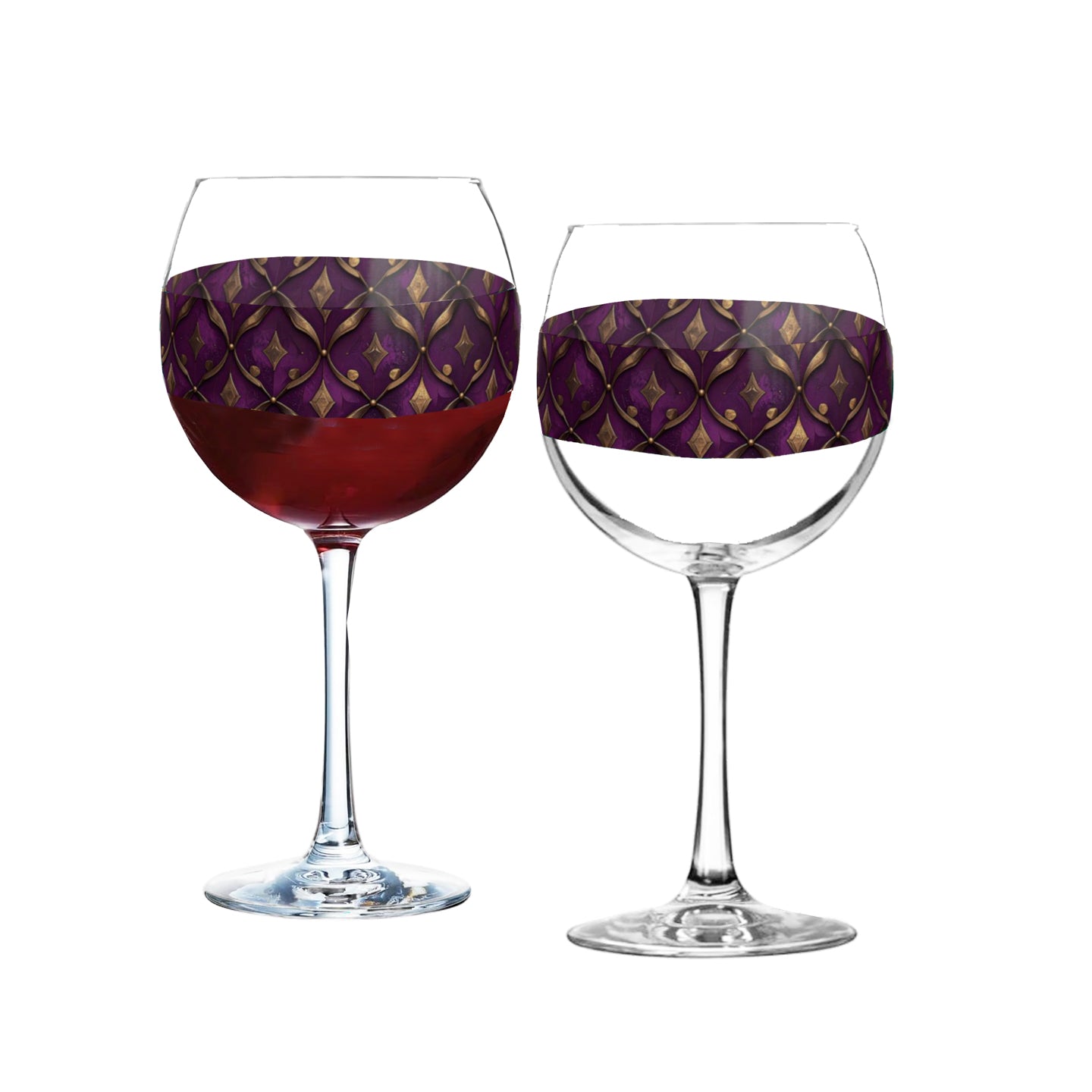 Royal Opulence Patina Balloon Wine Glass | Signature Design