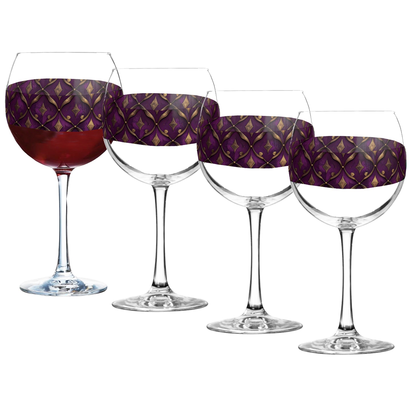 Royal Opulence Patina Balloon Wine Glass | Signature Design