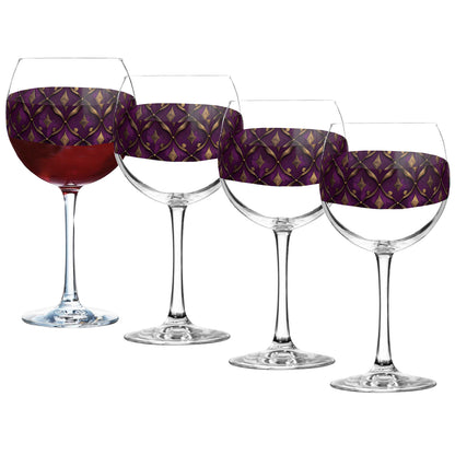 Royal Opulence Patina Balloon Wine Glass | Signature Design