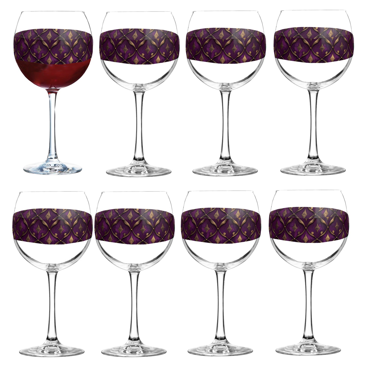 Royal Opulence Patina Balloon Wine Glass | Signature Design
