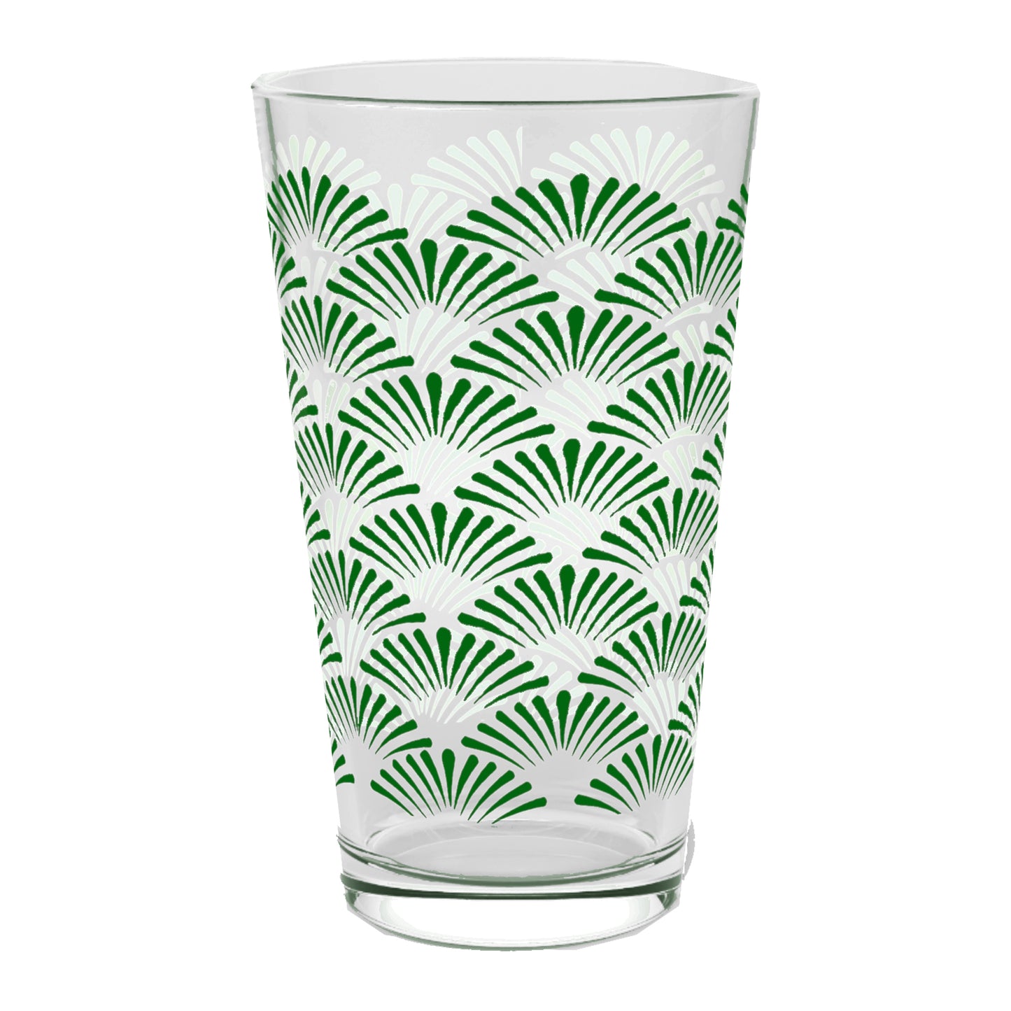 Green Deco Pint Beer Glass | Signature Design
