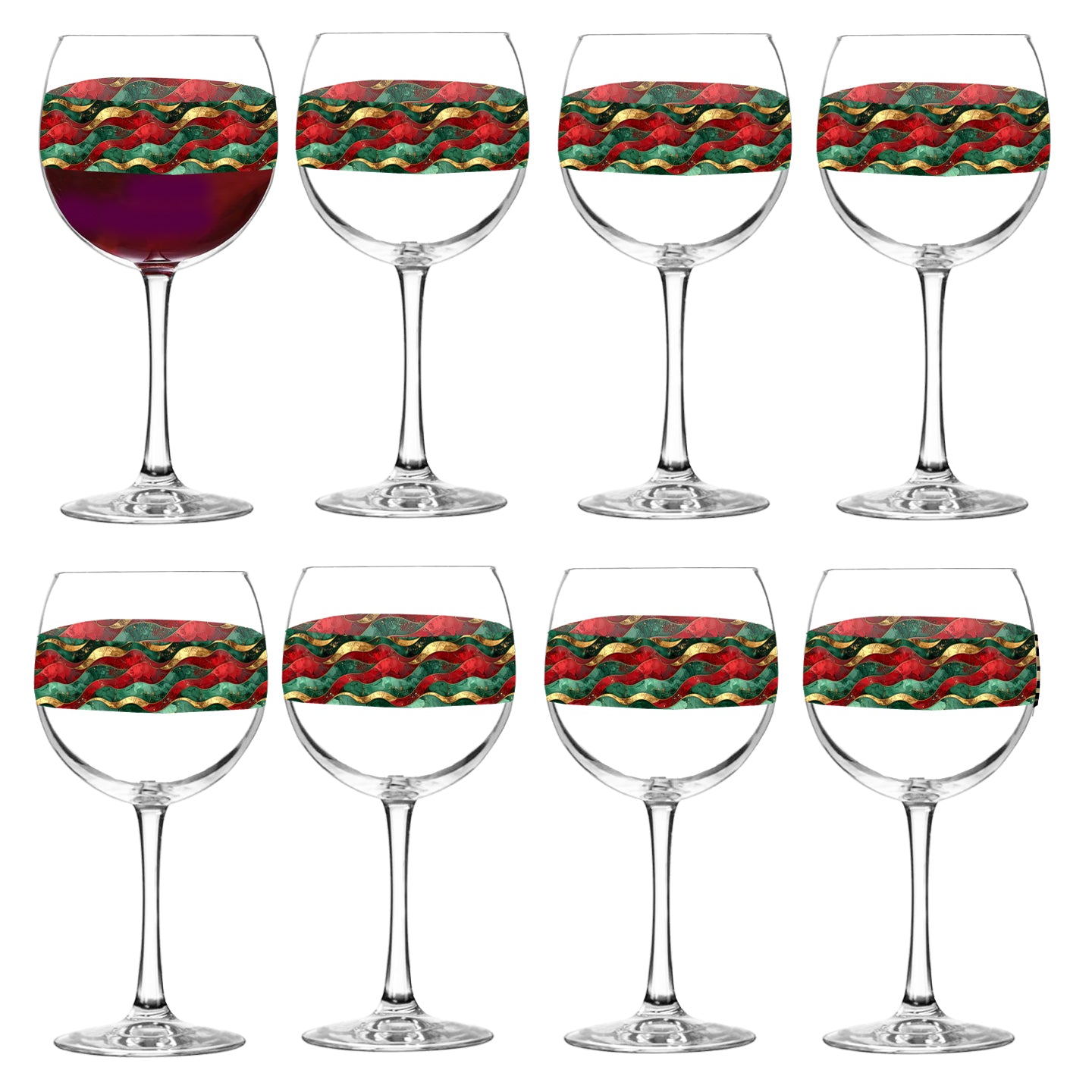 Vibrant Balloon Wine Glass | Royal Flux Celebration