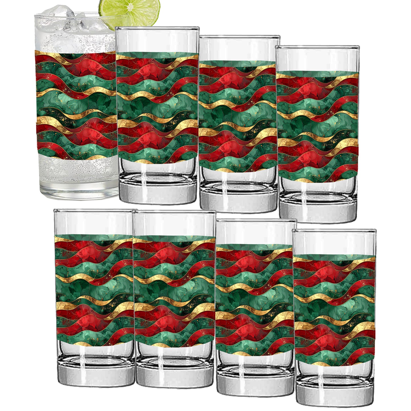 Royal Flux Highball Glass | Elegant Holiday Design