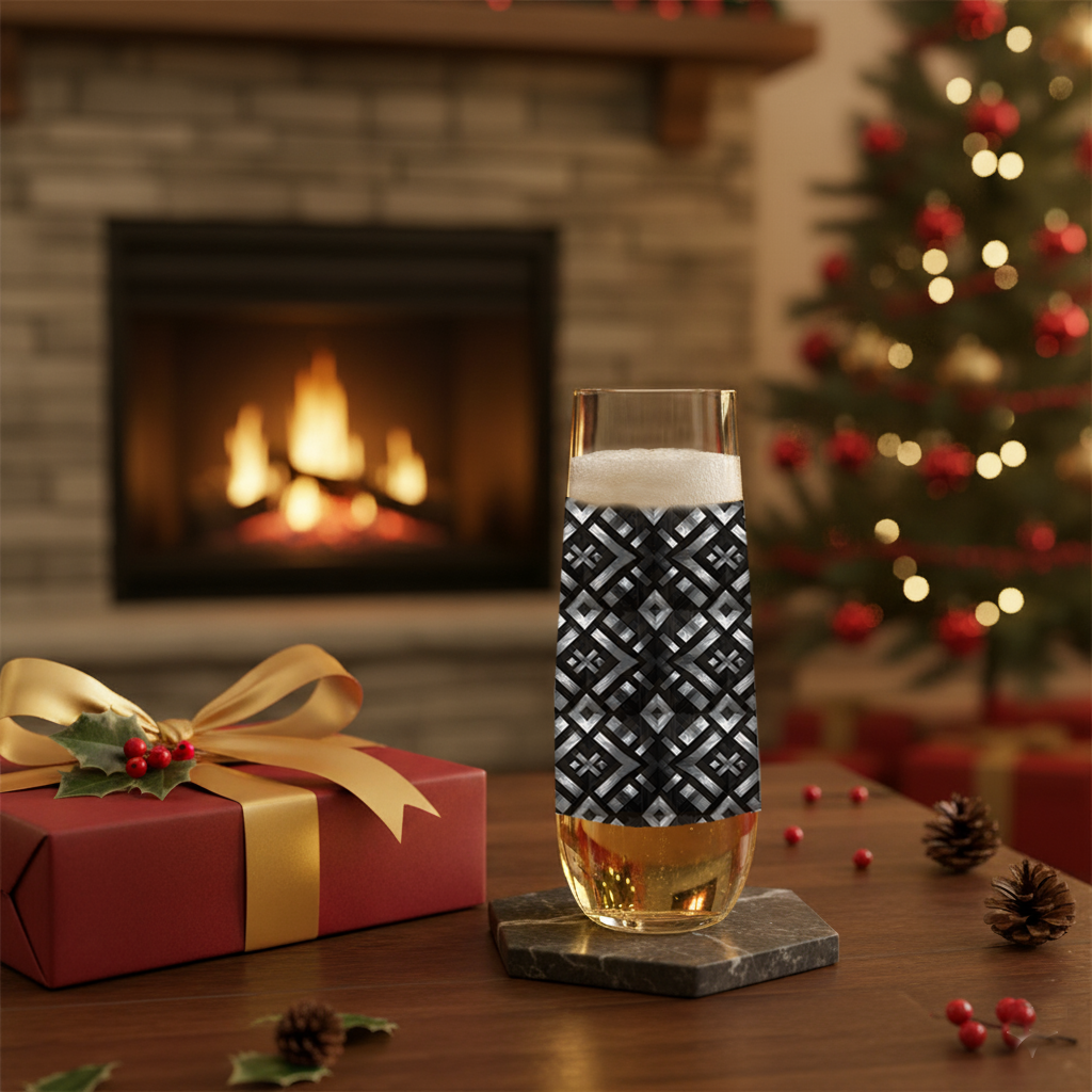 Geometric Stemless Champagne Flute | Palazzo Tiles Design