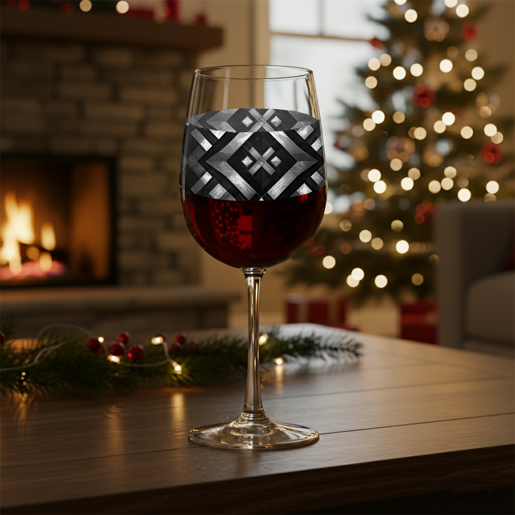 Palazzo Tiles Tall Wine Glass | Timeless Signature Design