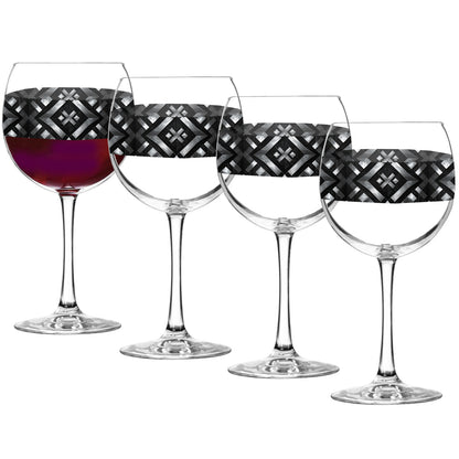 Palazzo Tiles Balloon Wine Glass | Signature Design