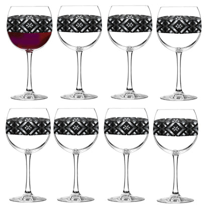 Palazzo Tiles Balloon Wine Glass | Signature Design