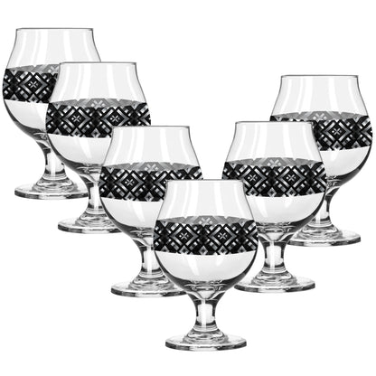 Palazzo Tiles Belgian Beer Glass | Signature Design