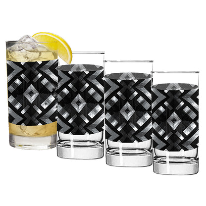 Palazzo Tiles Highball Glass | Signature Design