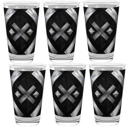 Palazzo Tiles Pint Beer Glass | Signature Design