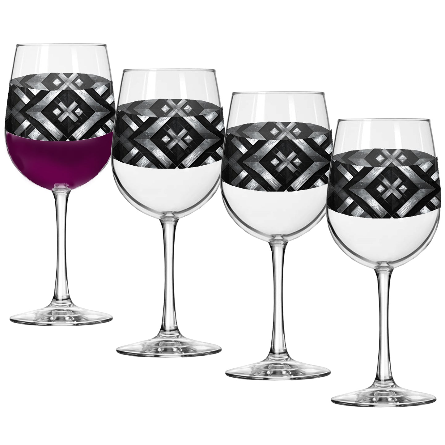 Palazzo Tiles Tall Wine Glass | Timeless Signature Design