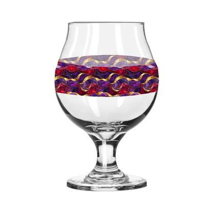 Fluid Marble Belgian Beer Glass | Signature Design