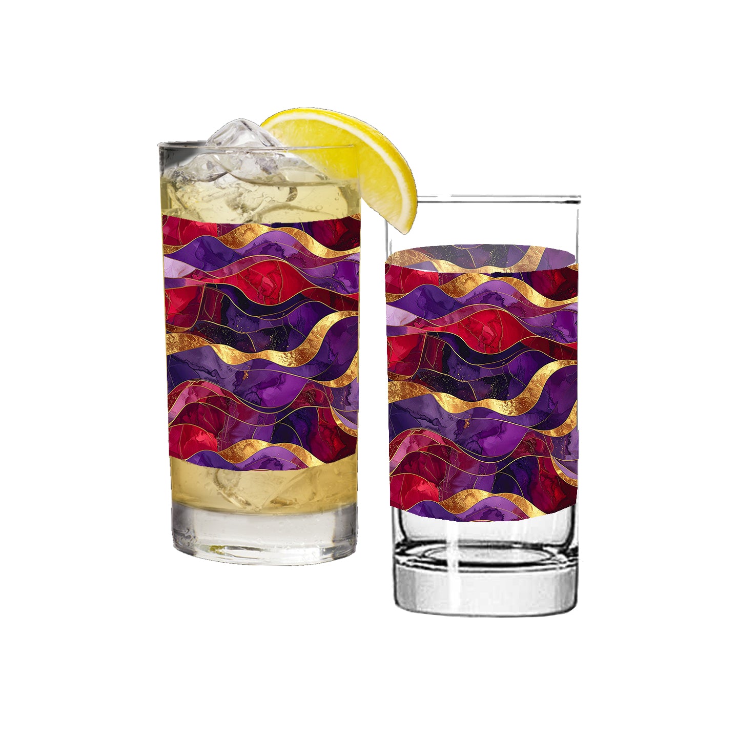 Holiday Rhapsody Highball Glass | Signature Festive Design