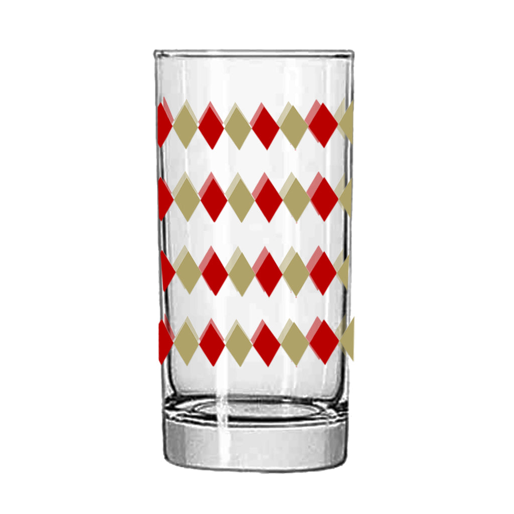 Ruby and Gold Highball Glass | Signature Design