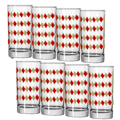 Ruby and Gold Highball Glass | Signature Design