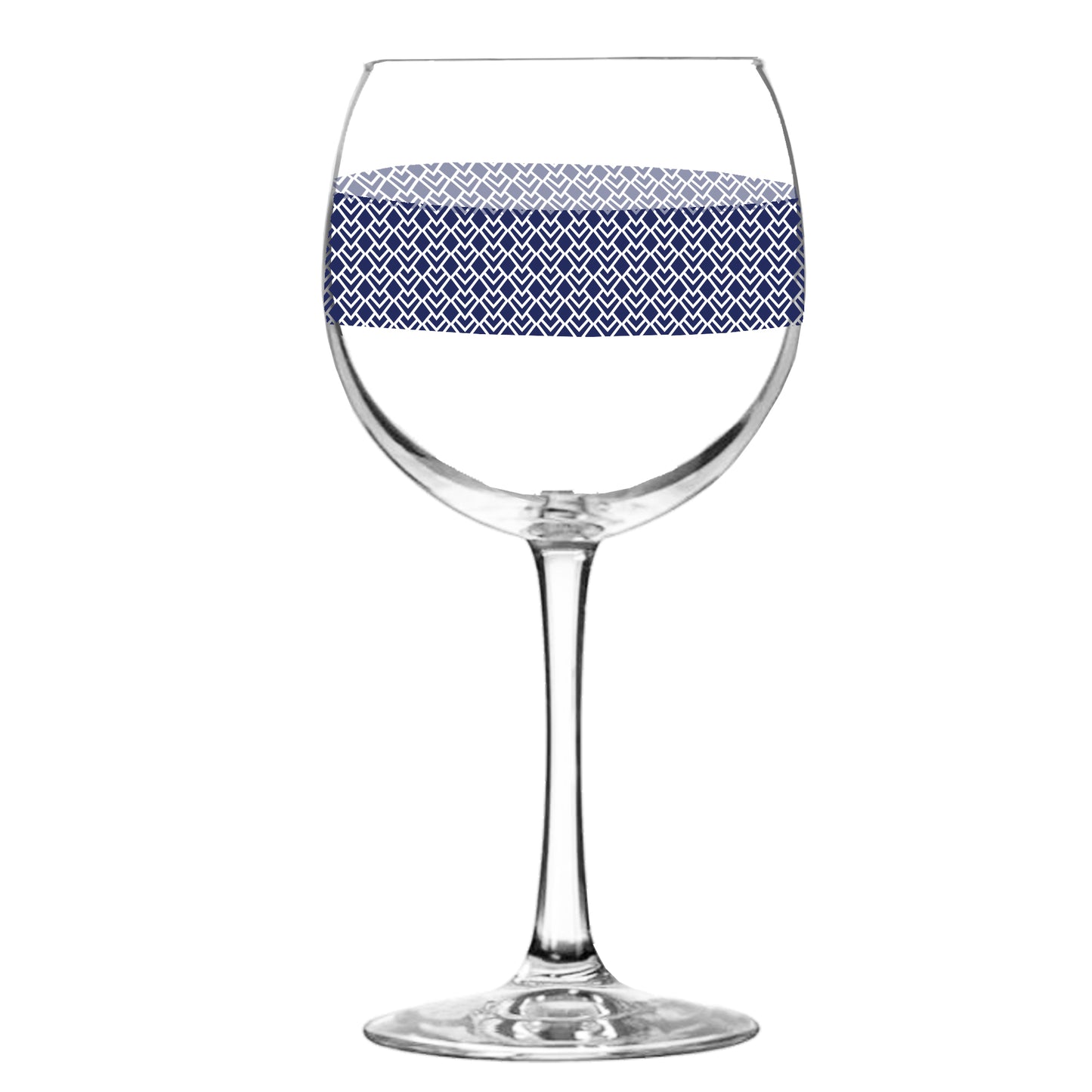 Sapphire Deco Balloon Wine Glass | Signature Design