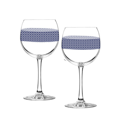 Sapphire Deco Balloon Wine Glass | Signature Design