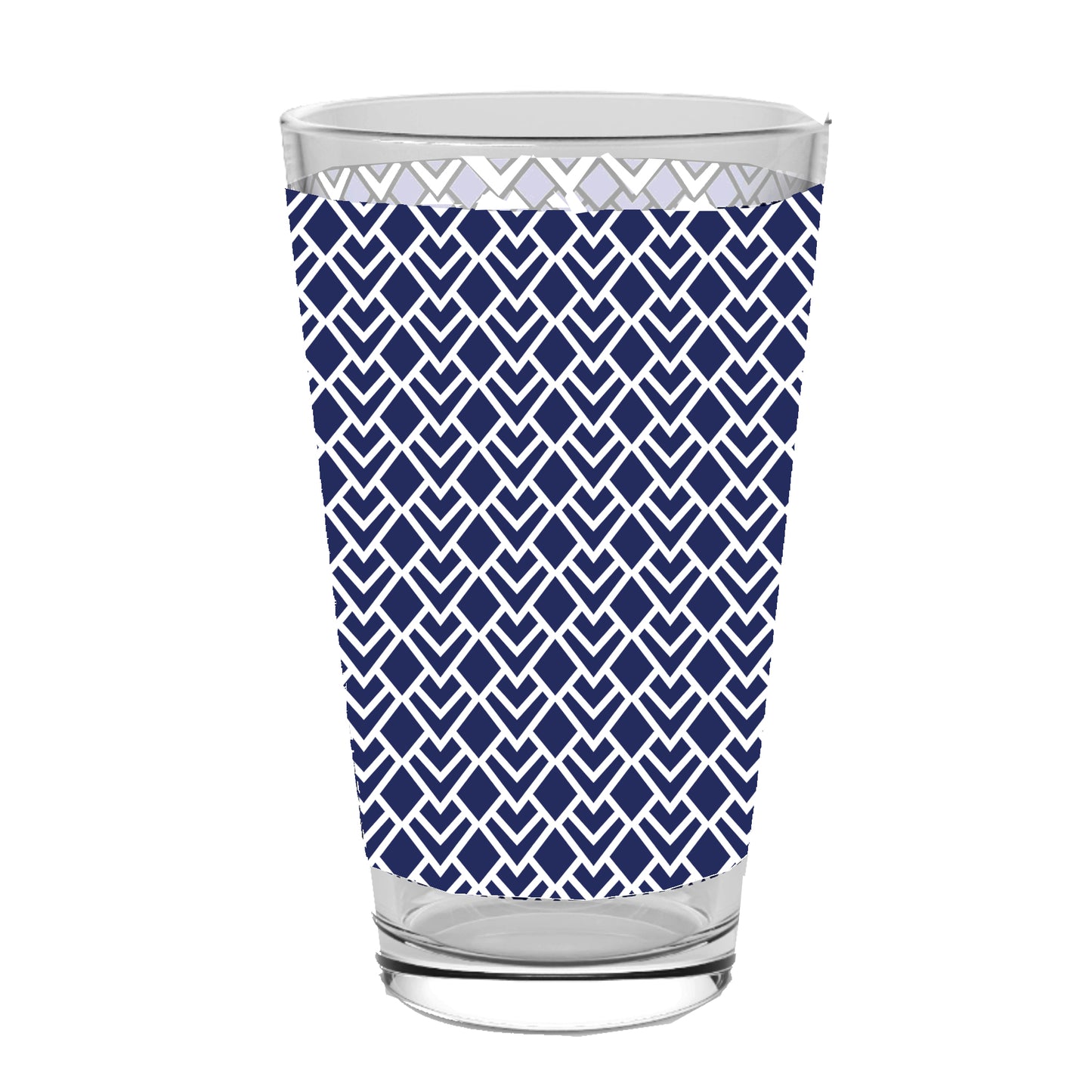 Sapphire Deco Pint Beer Glass | Signature Design