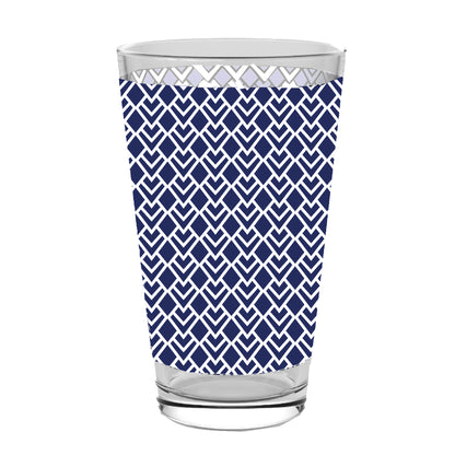 Sapphire Deco Pint Beer Glass | Signature Design