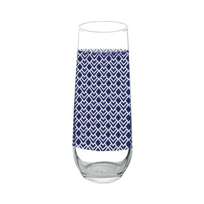 Sapphire Deco Stemless Champagne Glass | Signature Design