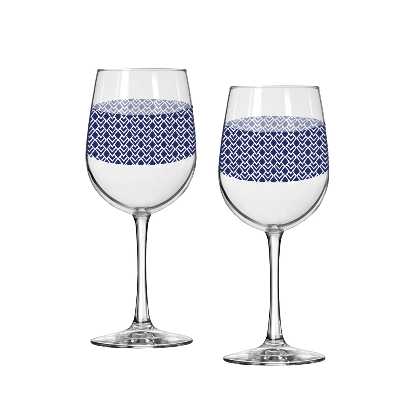 Sapphire Deco Tall Wine Glass | Signature Design