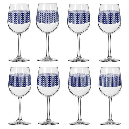 Sapphire Deco Tall Wine Glass | Signature Design