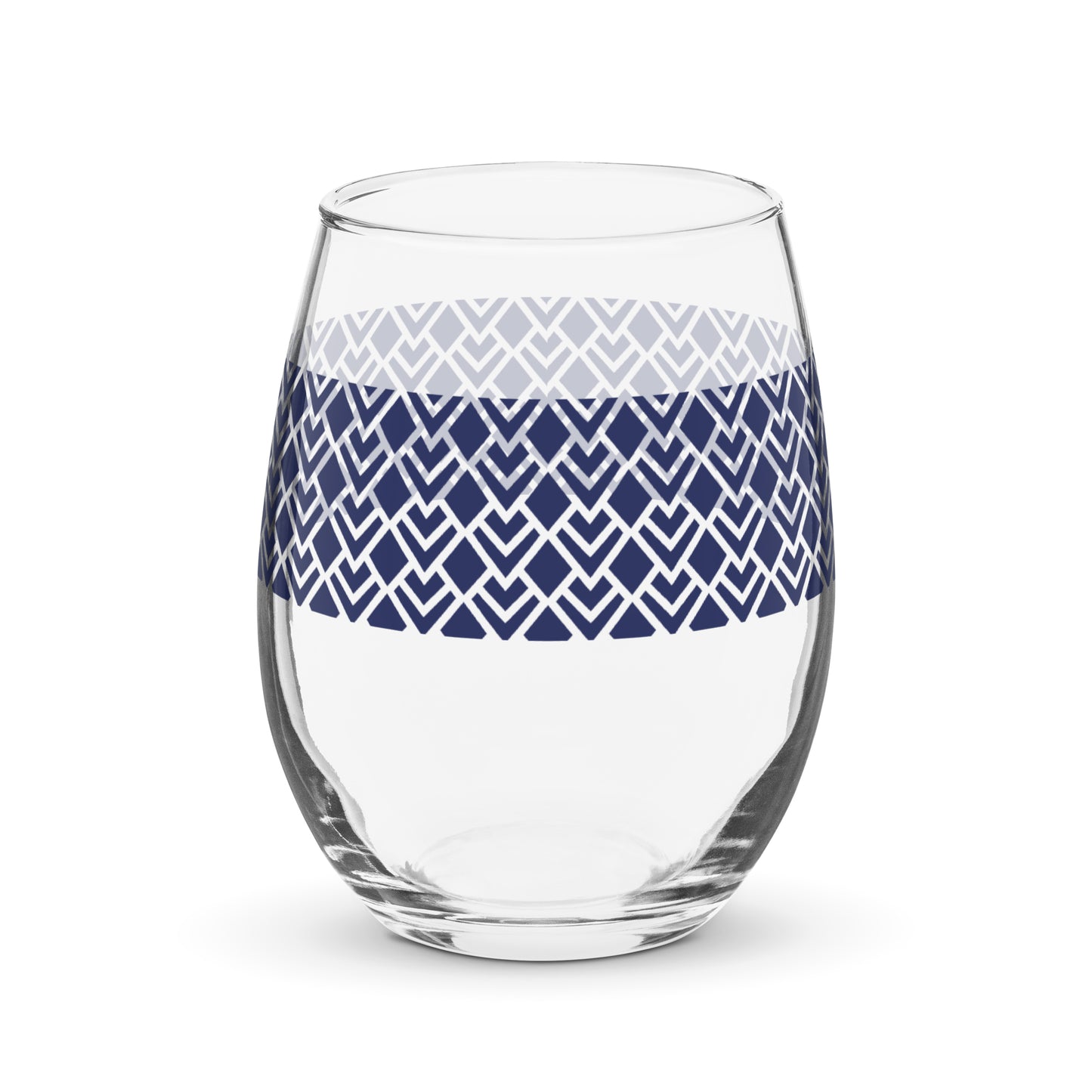 Sapphire Deco Stemless Wine Glass | Signature Design
