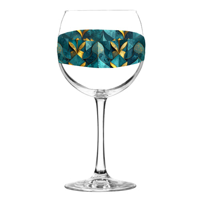 Gilded Patina Balloon Wine Glass | Signature Design